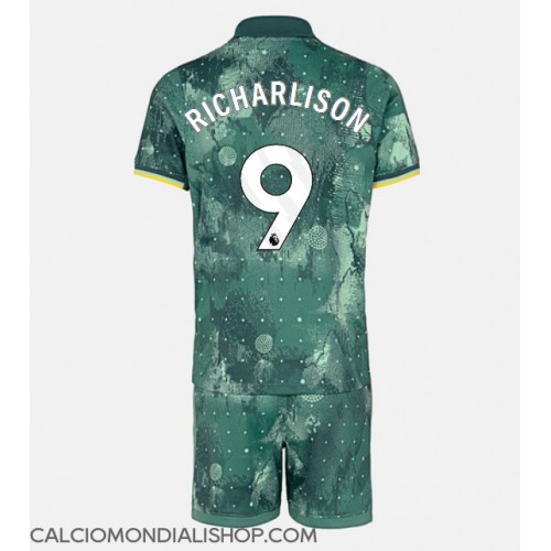 Maglie da calcio Tottenham Hotspur Richarlison #9 Terza Maglia Bambino 2024-25 Manica Corta (+ Pantaloni corti)